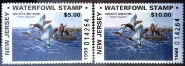 Scan of 1998 New Jersey Duck Stamps