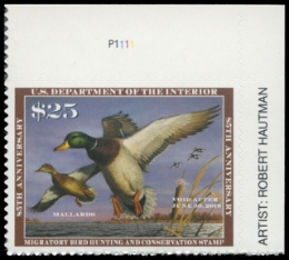 Scan of RW85 2018 Duck Stamp 