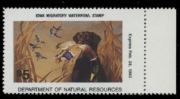 Scan of 1992 Iowa Duck Stamp
