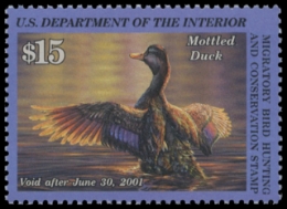 Scan of RW67 2000 Duck Stamp 