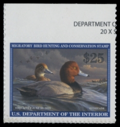 Scan of RW89 2022 Duck Stamp 