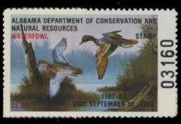 Scan of 1982 Alabama Duck Stamp