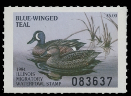 Scan of 1984 Illinois Duck Stamp