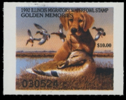 Scan of 1992 Illinois Duck Stamp