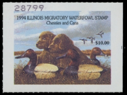 Scan of 1994 Illinois Duck Stamp