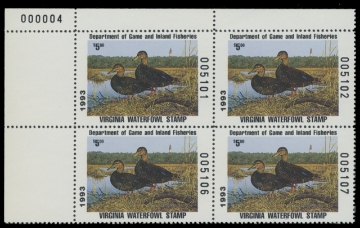 Scan of 1993 Virginia Duck Stamp