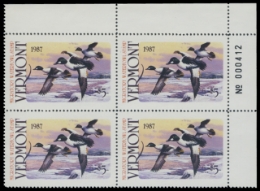 Scan of 1987 Vermont Duck Stamp