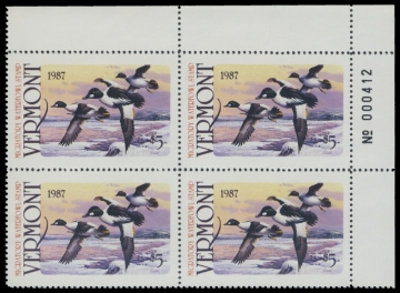 Scan of 1987 Vermont Duck Stamp