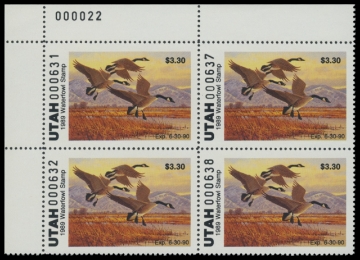 Scan of 1989 Utah Duck Stamp
