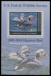 Scan of RW76B 2009 Duck Stamp 