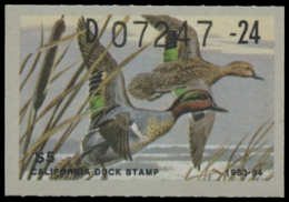 Scan of 1983 California Duck Stamp
