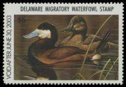 Scan of 2002 Delaware Duck Stamp