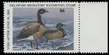 Scan of 2000 Delaware Duck Stamp