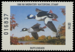 Scan of 1988 New Hampshire Duck Stamp