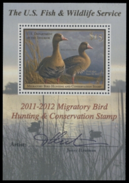 Scan of RW78B 2011 Duck Stamp 