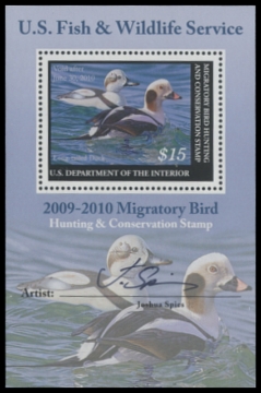 Scan of RW76B 2009 Duck Stamp 