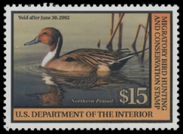 Scan of RW68 2001 Duck Stamp 