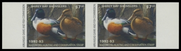 Scan of 1992 Arkansas Duck Stamp