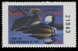 Scan of 1989 Alabama Duck Stamp