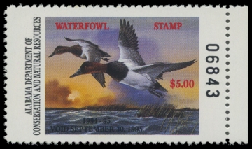 Scan of 1994 Alabama Duck Stamp