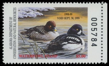 Scan of 1998 Alabama Duck Stamp