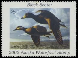 Scan of 2002 Alaska Duck Stamp