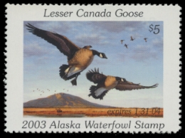 Scan of 2003 Alaska Duck Stamp
