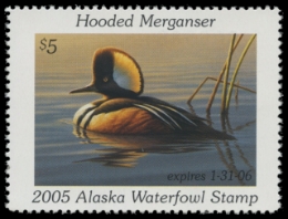 Scan of 2005 Alaska Duck Stamp