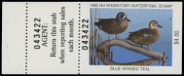 Scan of 1985 New Hampshire Duck Stamp