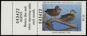 Scan of 1985 New Hampshire Duck Stamp