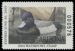 Scan of 2004 Arizona Duck Stamp