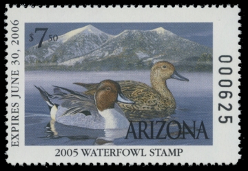 Scan of 2005 Arizona Duck Stamp