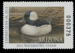 Scan of 2011 Arizona Duck Stamp