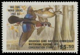 Scan of 1982 Arkansas Duck Stamp