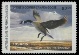 Scan of 1994 Arkansas Duck Stamp