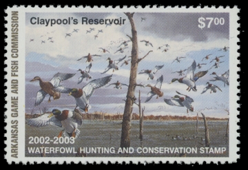 Scan of 2002 Arkansas Duck Stamp