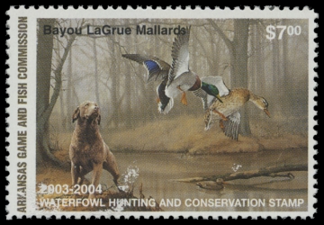 Scan of 2003 Arkansas Duck Stamp