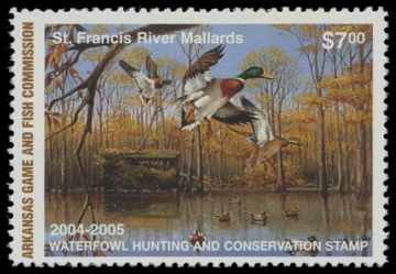 Scan of 2004 Arkansas Duck Stamp