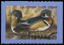 Scan of 1994 California Duck Stamp