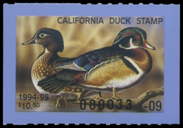 Scan of 1994 California Duck Stamp