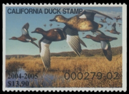Scan of 2004 California Duck Stamp