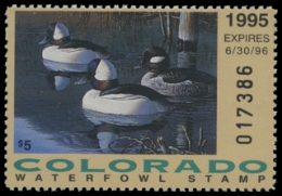 Scan of 1995 Colorado Duck Stamp