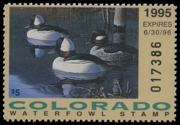 Scan of 1995 Colorado Duck Stamp