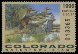 Scan of 1996 Colorado Duck Stamp