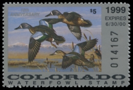 Scan of 1999 Colorado Duck Stamp