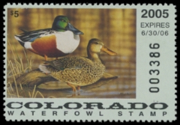 Scan of 2005 Colorado Duck Stamp