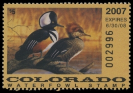 Scan of 2007 Colorado Duck Stamp