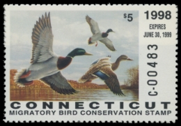 Scan of 1998 Connecticut Duck Stamp