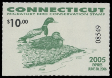 Scan of 2005 Connecticut Duck Stamp