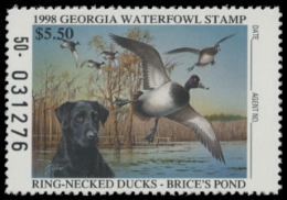 Scan of 1998 Georgia Duck Stamp